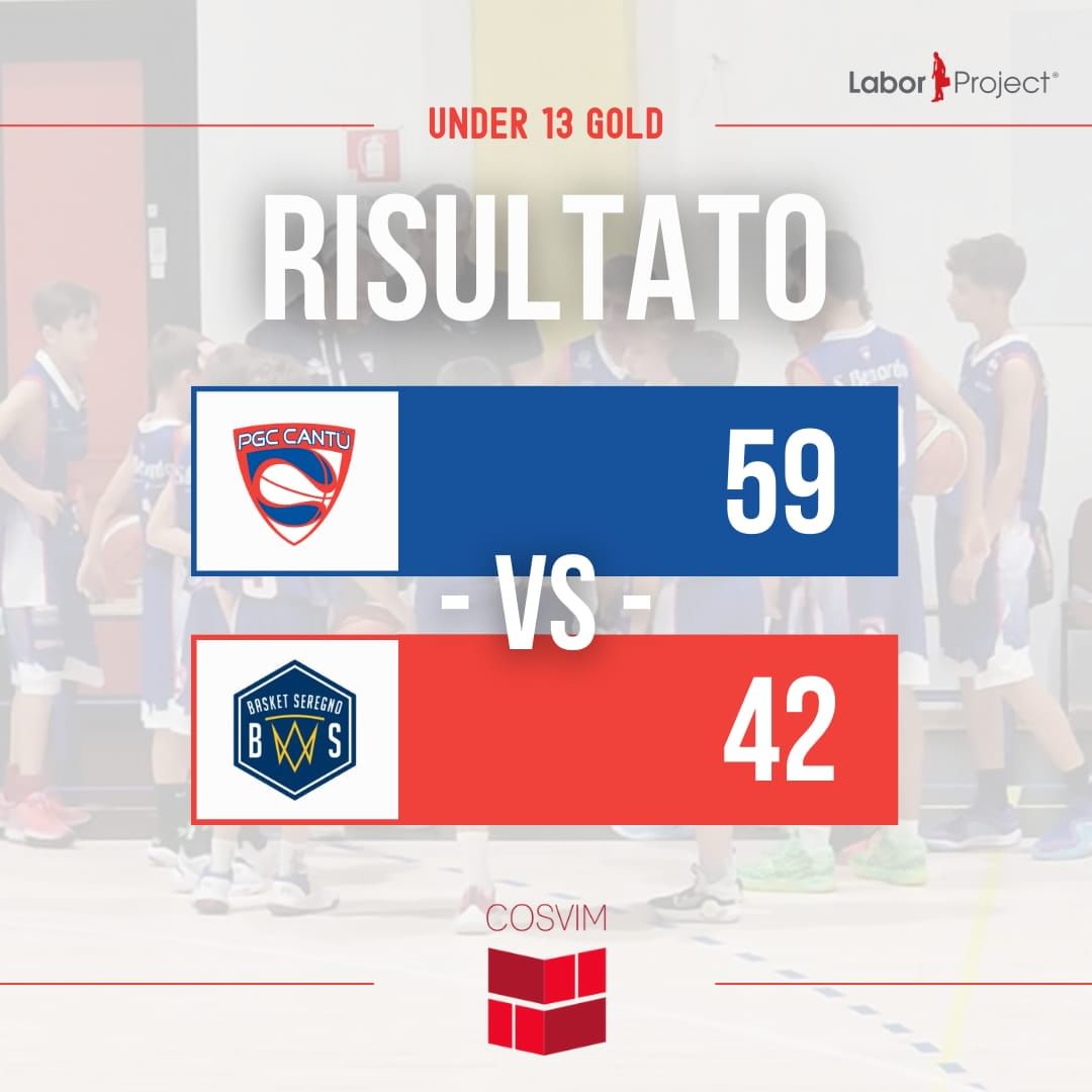 PGC UNDER 13  –  Cosvim vince ancora